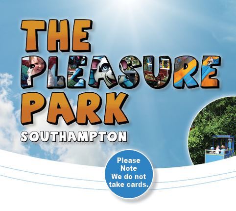 The pleasure park text heading